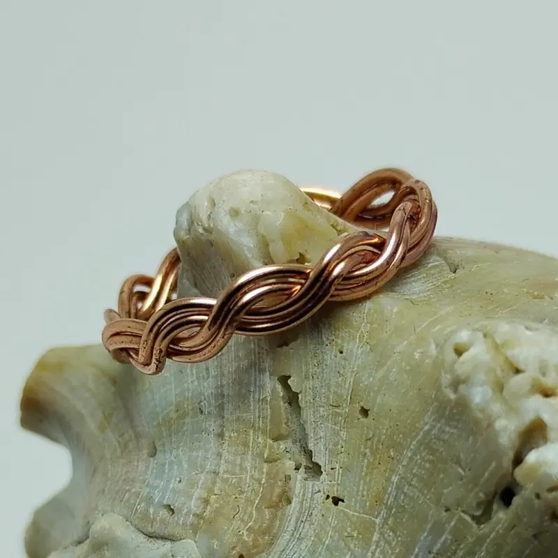 Wavy Copper Ring