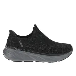 Skechers Mens Slip-Ins Relaxed Fit Edgeride Commissioner Slip On Sneakers Shoes Casual - Black