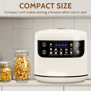 Bluebow Electric Rice Cooker, 2L Portable Multi Function Electric Rice Cooker, 10 Menu Options, Non Stick Inner Pot, Auto Keep Warm, 24H Time Delay Preset, Fast Cooking, LCD Display, White