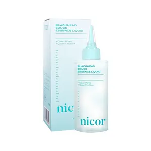 Blackhead Educe Essence Liquid Nose Pore Cleansing Gentle Exfoliator for Blackhead Removal Dark Spot Reduction with Tool Kit Hyperpigmentation Brightening Caffeine Niacinamide Collagen