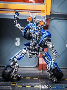 TRANSFORMERS Wheelie MRP Collectible Action Figure  50+ points of articulation; LED eye lights; sound effects