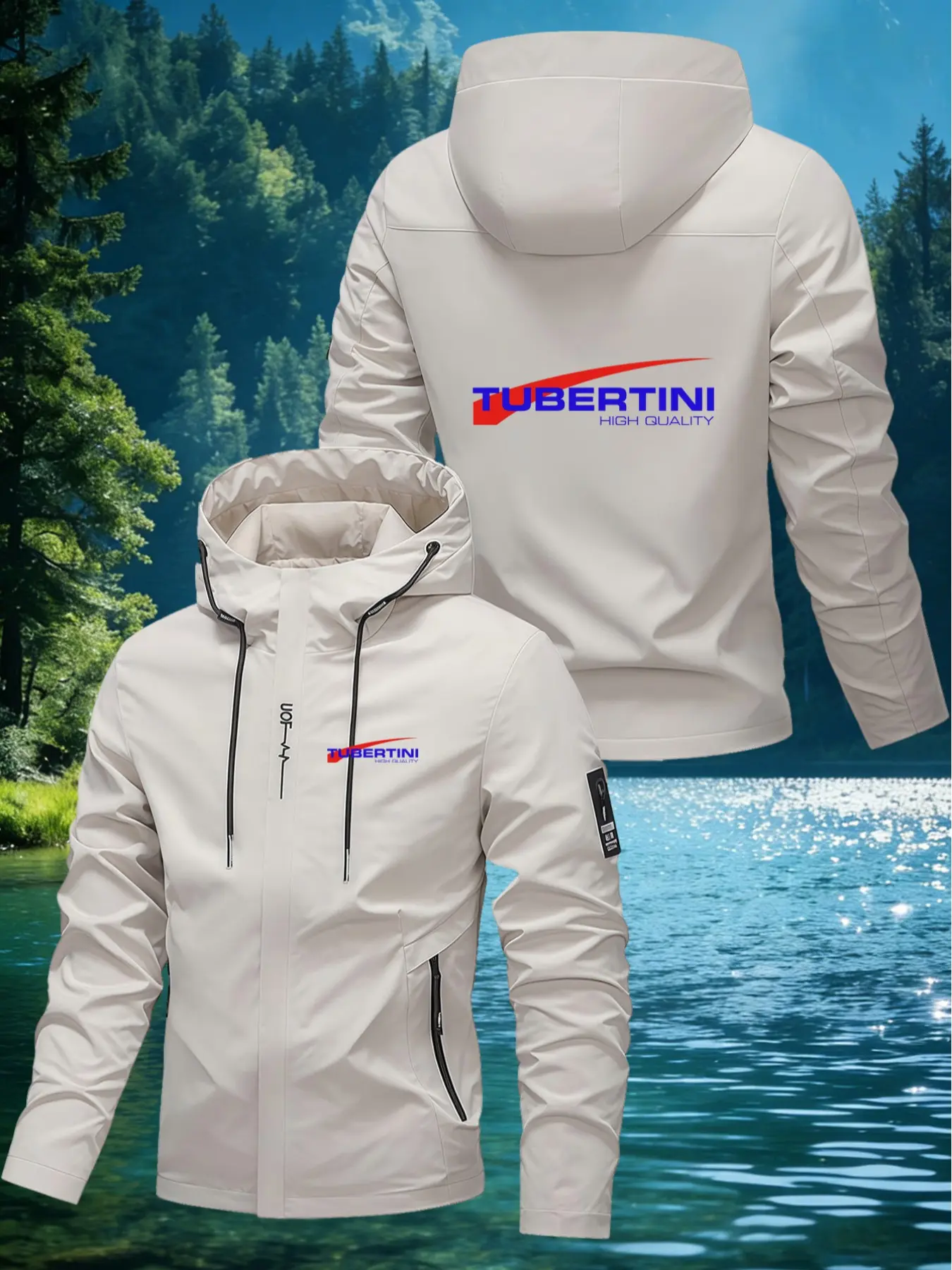 Men's Soft Shell Jacket, Multi-Functional Outerwear, Lightweight Hooded Coat, Outdoor Hiking Gear, Professional Fishing Apparel, Adventure Wear