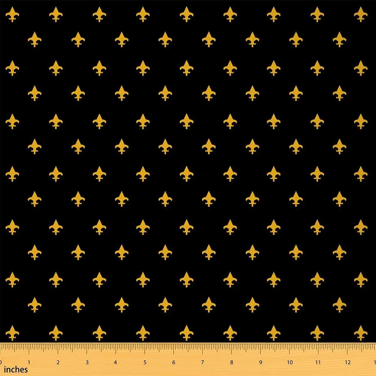 Vintage Fleur De Lis Fabric,Classic Floral Theme Upholstery Fabric Chairs and Home DIY Projects,Retro Decorative,,Neon Orange Soft Flannel