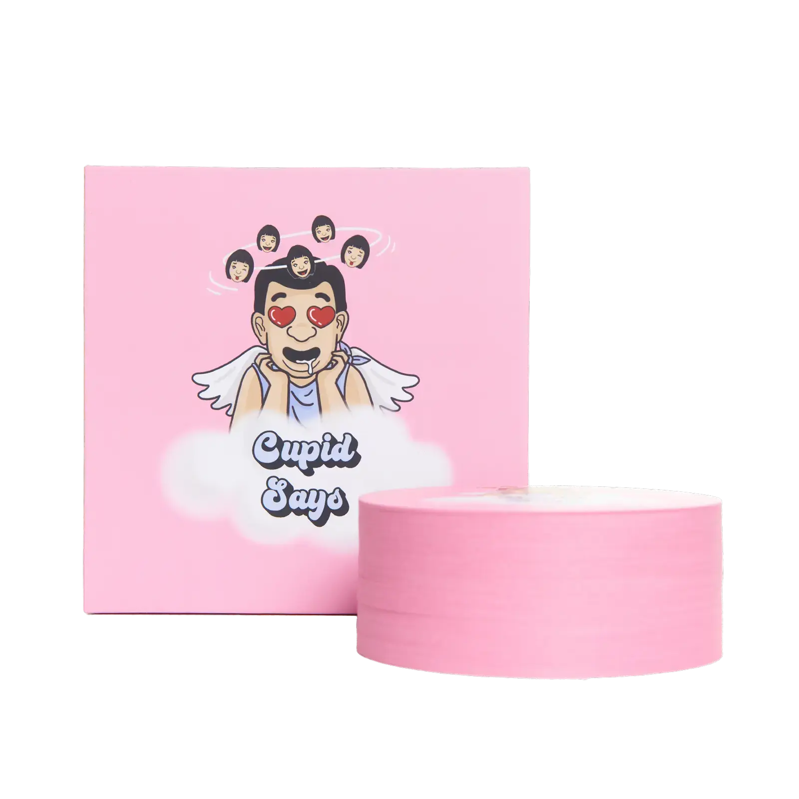 Cupid Says Oracle - Vibrant Pink 77-Card Deck with Quirky Messages for Love Wisdom & Fun Adventures Published by Tarot Stack