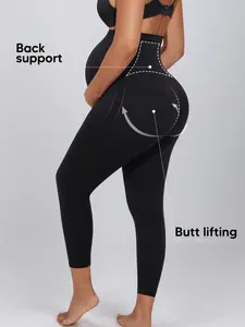 Maternity Yoga Pants High Waist Seamless Design, Full-Length Belly Support, Soft Comfortable Fabric, Perfect for Fall/winter Pregnancy Wear, Prenatal Maternity Clothing
