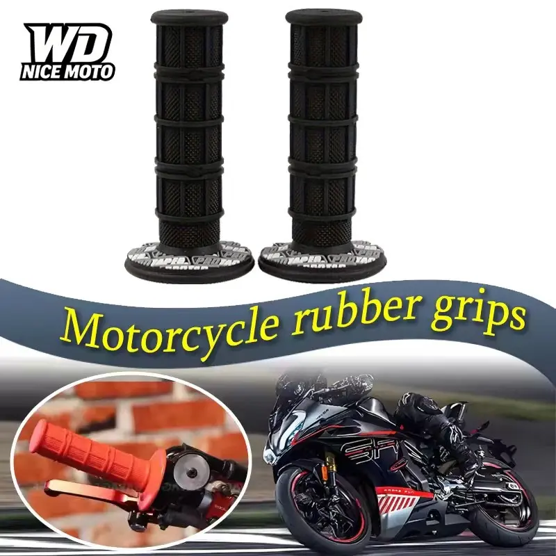 WD NICE MOTO 22/24mm Universal Motorbike Handle Bar Part, Handlebar Grip Gel, Brake Handle Rubber Taper, Motorcycle Accessories, Replacement, Motor Parts Accessories