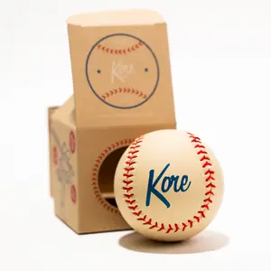The Kore Softball (12 inch Softball) - Hand-Stitched Real Feel Foam Softballs | Safe Indoor & Outdoor Practice Ball for Backyard Play | Softball Gift or Desk Toy | Stocking Stuffer | Party Favors