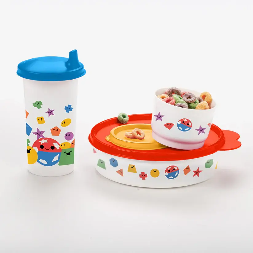 Tupperware mealtime bowl sets with seals Tableware Lunch Boxes