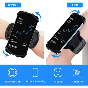 Trending Wristband Phone Holder for Running 360Rotation Detachable Sports Armband 161514131211ProXSXRX876Plus Fits 46.5Phone