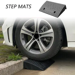 Heavy Duty Rubber Car Ramp Non Slip Threshold Ramp Driveway Curb Ramp for Car Motorcycle Truck Wheelchair Smooth Entry