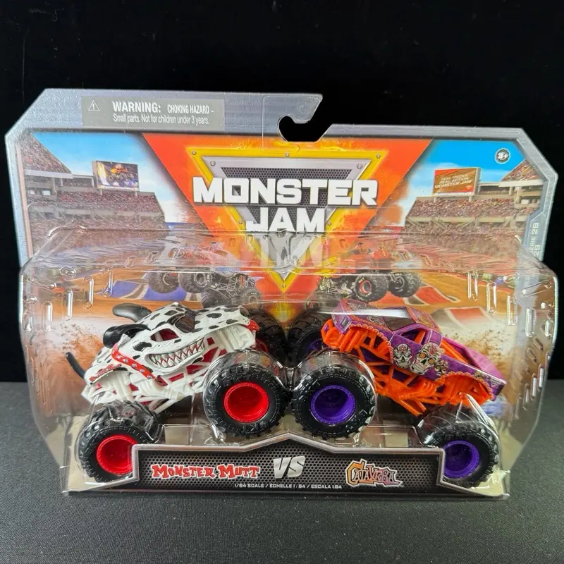 Spin Master Monster Jam Monster Mutt VS Calavera 2 pack New