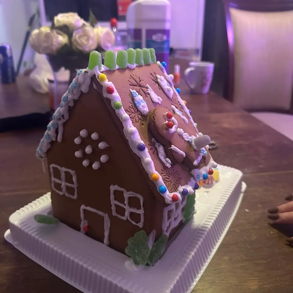 Gingerbread house from last year Organic