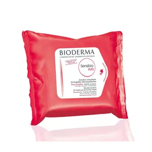 Bioderma Sensibio H2O Micellar Wipes - Gentle Makeup Remover & Skin Soothing Solution - Fragrance-Free, Alcohol-Free, Paraben-Free - For Sensitive Skin