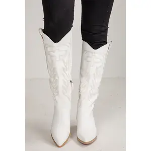 From Here On Out White Western Boots