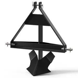 GARVEE Middle Buster for 3-Point Hitch Tractors: Heavy Duty Steel Furrowing Plow, Quick Hitch, Easy Install, Durable Plow Blades, Ideal for Farming & Gardening, Available in Green & Black Orange