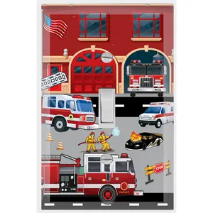 Fire Truck Station Light Switch Cover