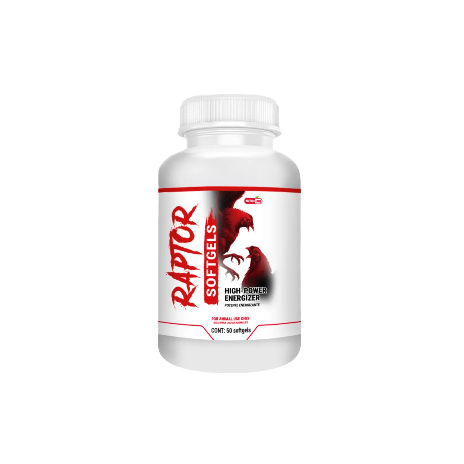 50 Softgels High Power Energy Supplement for Roosters Fast Acting Formula