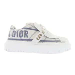 Pre-owned Dior Nylon Small Leather Goods Christian Mesh Sneakers