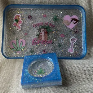 Green Goddess flower tray
