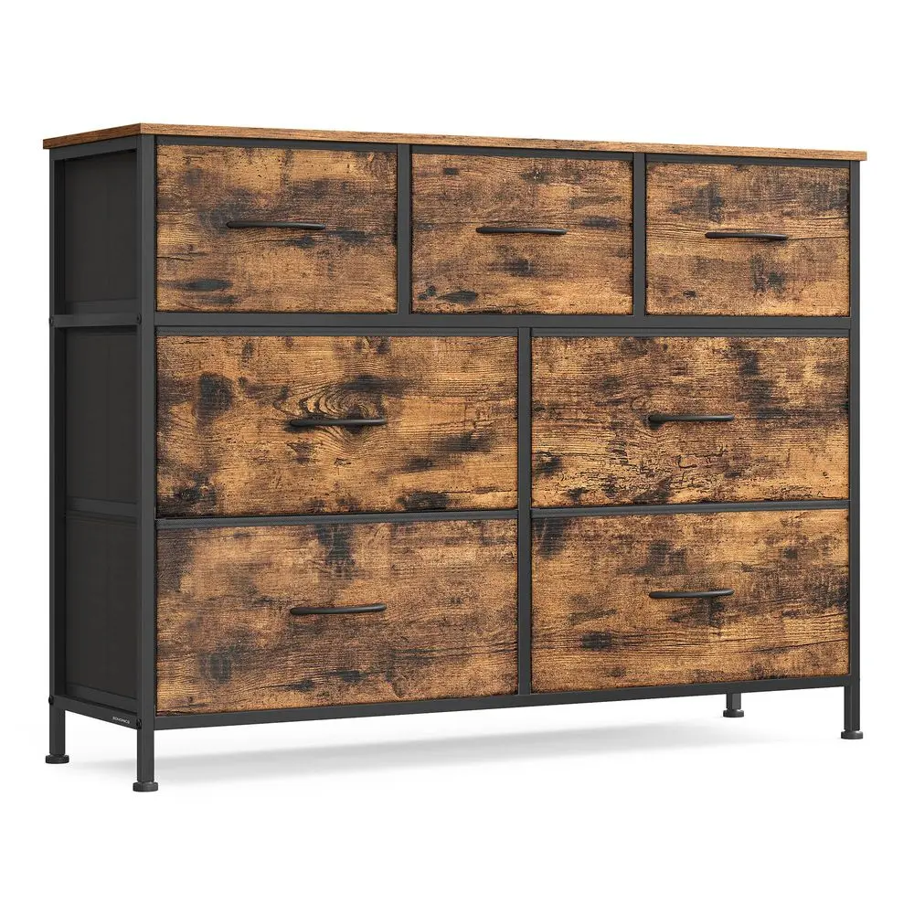 SONGMICS Dresser for Bedroom, Chest of Drawers, Steel, MDF, Non-Woven Fabric Drawers, Storage Organizer Unit, Bedroom Dresser, Drawers For Bedroom SONGMICS Dresser for Bedroom, Chest of Drawers, Steel, MDF, Non-Woven Fabric Drawers, Storage Organizer Unit, Bedroom Dresser, Drawers For Bedroom