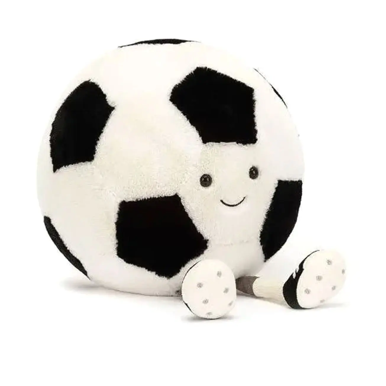Jellycat Amuseables Sports Football Plush – Cute Soccer Ball Stuffed Toy - Richard