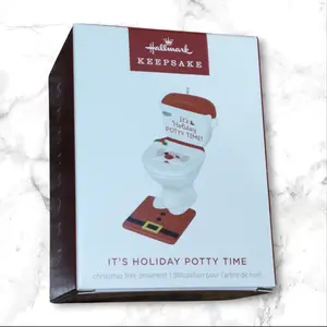 Hallmark 2024 IT'S HOLIDAY POTTY TIME Ornament