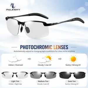 Summervibe Photochromic Polarized Sunglasses for Men & Women, Ultra-Light Sports Sunglasses with UV Protection for Driving, Cycling, Fishing, Hiking, Skiing, Travel & Outdoor Activities