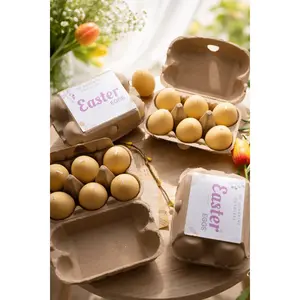 Easter Egg Candle Box – Handmade Soy Wax Egg Candles, Easter Decor Gift Set, Spring Candle Gift