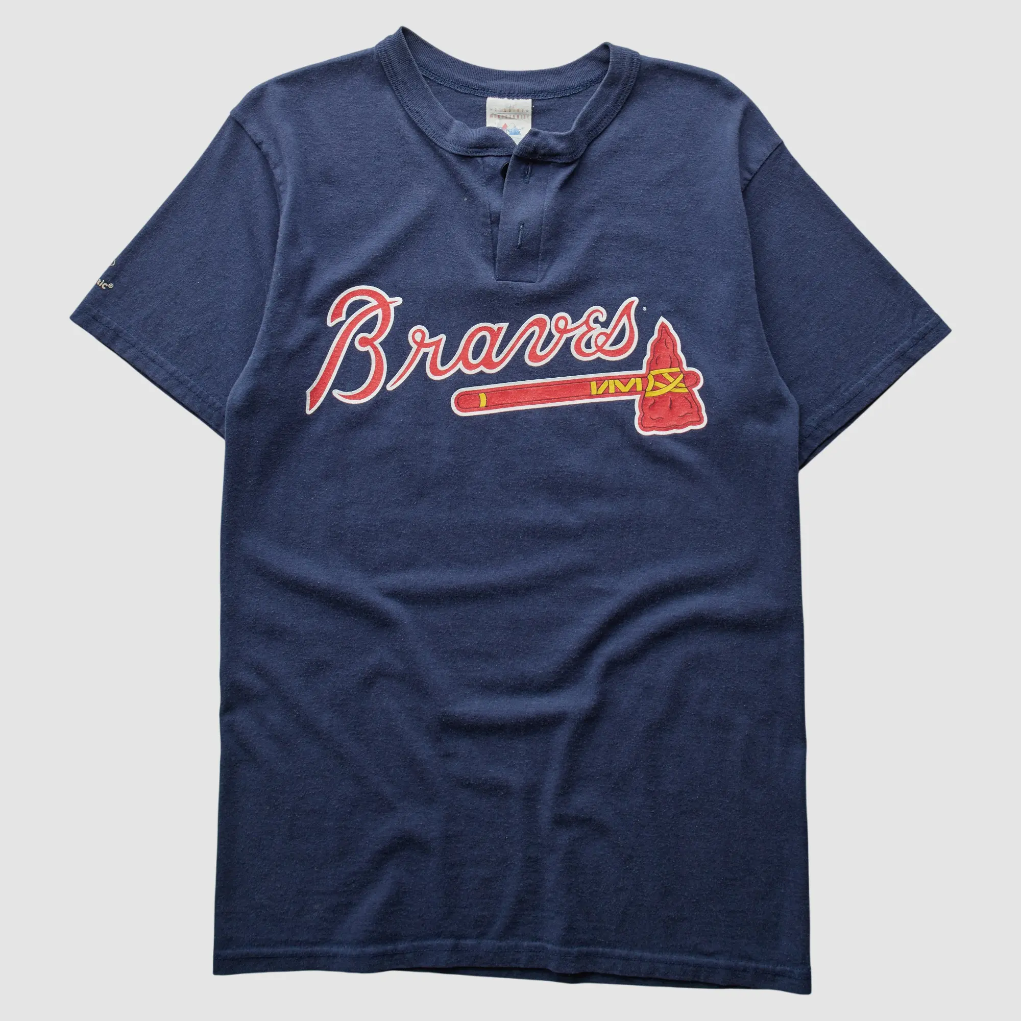 Atlanta Braves Majestic 2000s T-Shirt - Navy - S