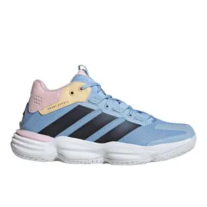 adidas Womens Courtstabil Volleyball Volleyball Sneakers Shoes - Blue, Off White adidas Womens Courtstabil Volleyball Volleyball Sneakers Shoes - Blue, Off White