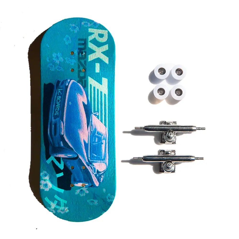 LC BOARDS 98X34 COMPLETE GARAGE SERIES RX7 GRAPHIC FOAM GRIP TAPE
