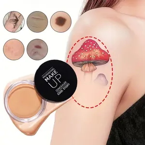 Waterproof Sweat-Proof Super Coverage Concealer Cream for Blemishes, Tattoo Cover-Up Paste, Long-Lasting Foundation, Natural Matte Finish Makeup Effect, Suitable for All Skin Types