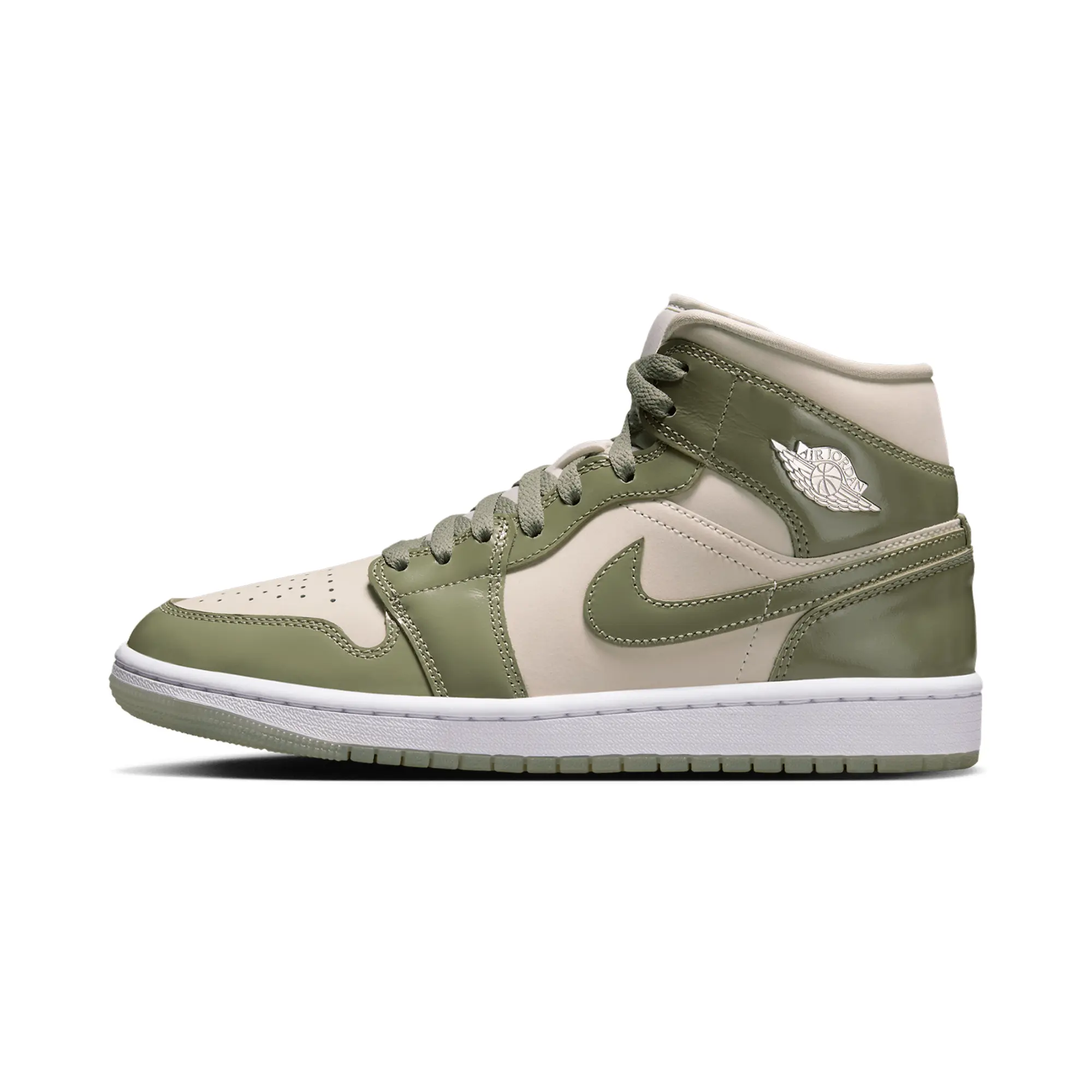 Jordan 1 Mid SE WMNS "Sea Glass Oil Green" HF4079 003