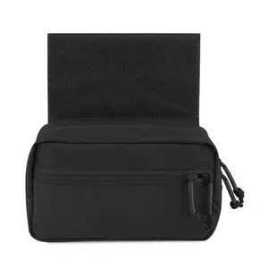 KRYDEX Tactical Dangler Drop Dump SACK Pouch Hanger Hook & Loop General Purpos Abdominal Fanny Kit Pack Storage Tool Bag for Plate Carrier Vest