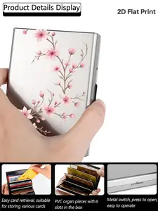 Unisex RFID Blocking Metal Card Holder, Side Open Design, Ultra-Thin Matte Card Case, RFID Card Slots, Safe Storage, Fashion Accessory, Credit Card Wallet