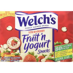 Welch's Strawberry Fruit 'n Yogurt Snacks 8 Pouches