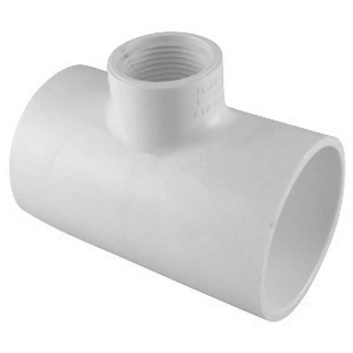 212 MAIN PVC Reducing Tee Water Pipe Fitting, 2 in. Slip x 2 in. Slip x 3/4 in. FPT Outlet, Schedule 40 for Pressure Applications, Pressure Apps, Inches, 2X2x3/4", Pvc Pipes, Reducer