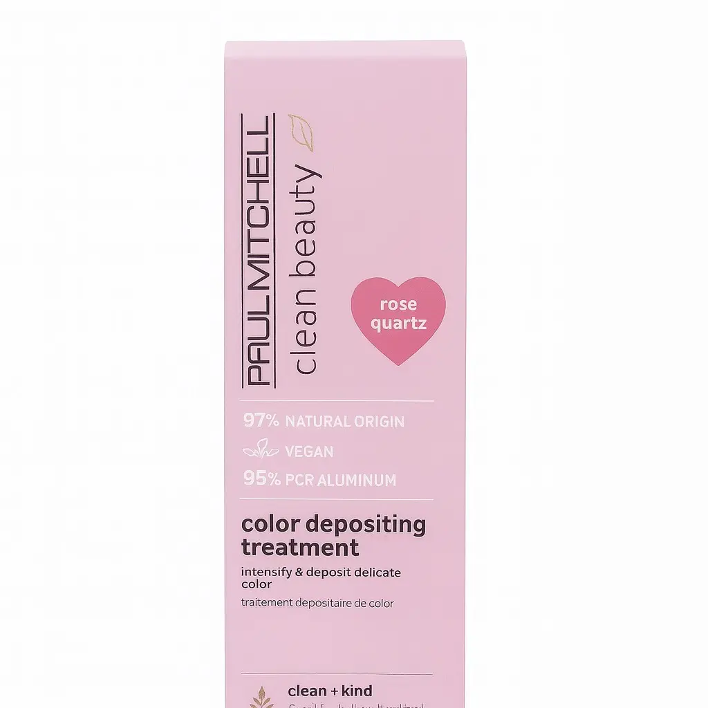 Paul Mitchell Clean Beauty Color Depositing Treatment, Sulfate-Free Vegan Conditioner with Vanilla Scent for Vibrant Color Boost, For All Hair Types, Haircare, Floral