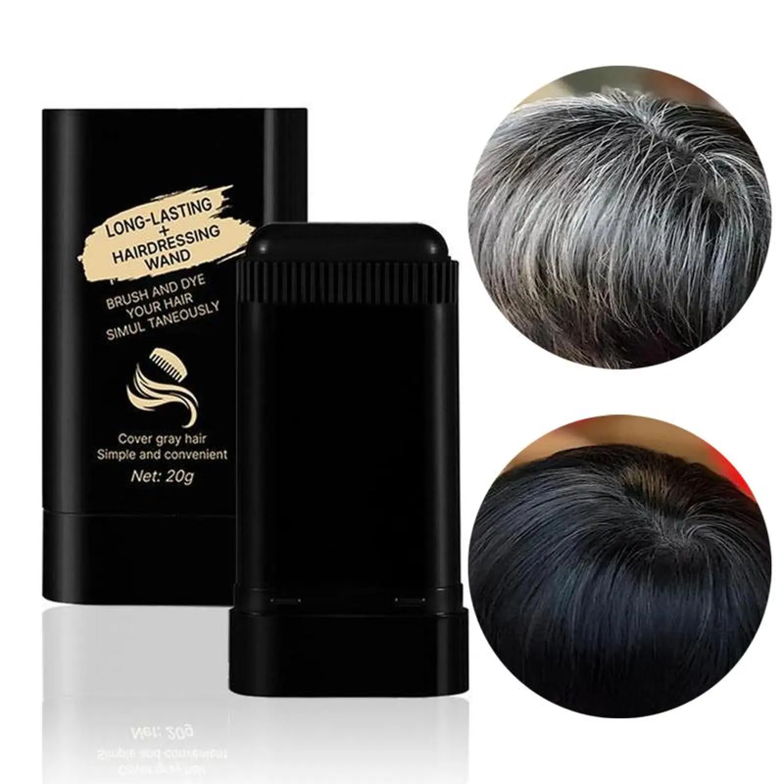 Hair dye comb disposable hair dye pen waterproof sweatproof easy to color portable fast replenishment color does not fall out,Temporary Hair Color