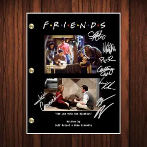 Friends Signed Autographed Script Full Screenplay Full Script Reprint Jennifer Aniston Courteney Cox Lisa Kudrow Friends Show