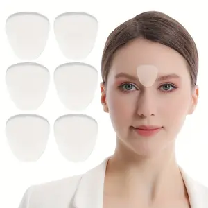 12PCS Silicone Forehead Wrinkle Patches- Reusable, Reduces Wrinkles, Unscented Reusable Facial Pads for Frown Lines, Smoothing and Lifting Skin