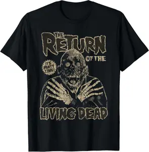 Vintage Return Of The Living Dead Move Horror fans Casual Short Sleeve Cotton T-Shirt