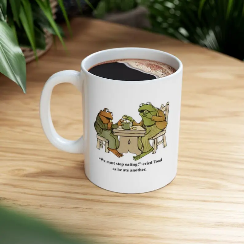 Toad Mug Frog Mug Frog and Toad Best Friends FairycoreGoblincore Mug Frog Gift for Friends Cup for Friends Cottagecore Cup Garden