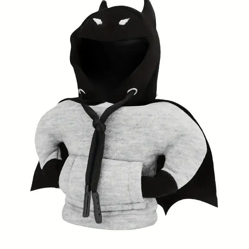 Creative Hooded Cape Sweatshirt Car Gear Shift Cover, Pure Cotton, Dust-Proof, Perfect Small Gift for Friends, Unique Design