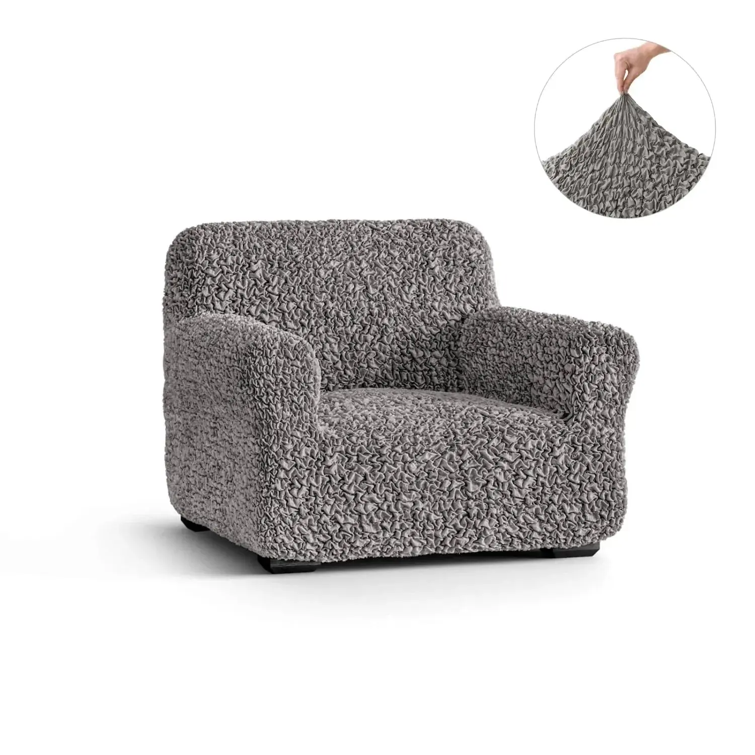 Armchair Slipcover, Fuco Cotton Collection