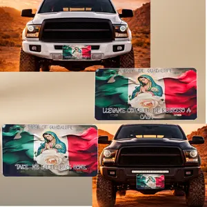 Virgen de Guadalupe Aluminum Sign 12x6" | Take Me Home Safely