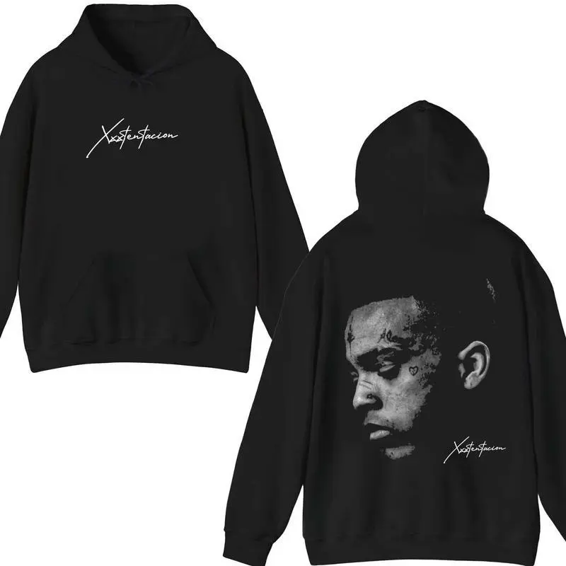 XXXTentacion Hoodie, Xxxtentacion Face Shirt, Vintage Rapper 2 sided T-Shirt, Retro Tribute Rapper Pullover, xxxtentacion Y2K tee, Gift For Him, Menswear Top