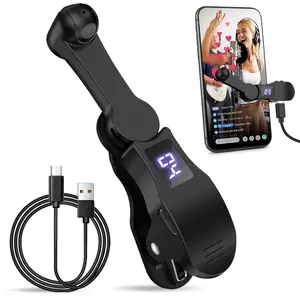 Automatic clicker for smartphones, with a speed of 99 and a 180 ° rotation, suitable for Android and iOS applications. Portable USB charging allows for fast tapping and simulates continuous finger clicks, making it suitable for gaming, live streaming like