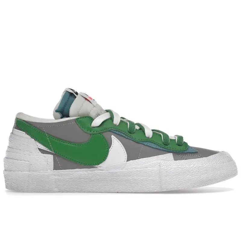 Nike Men's Blazer Low sacai Medium Grey Classic Green, from StockX