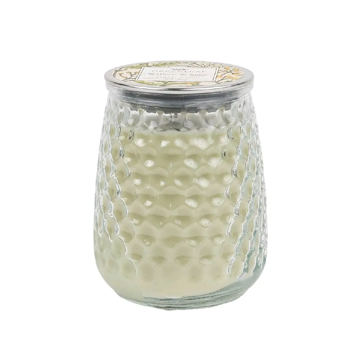 Greenleaf Candle - 13oz Hobnail Textured Jar